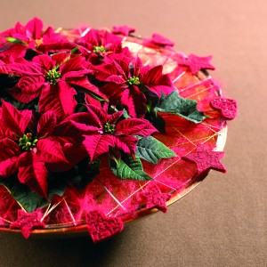 Poinsettia Christmas decoration